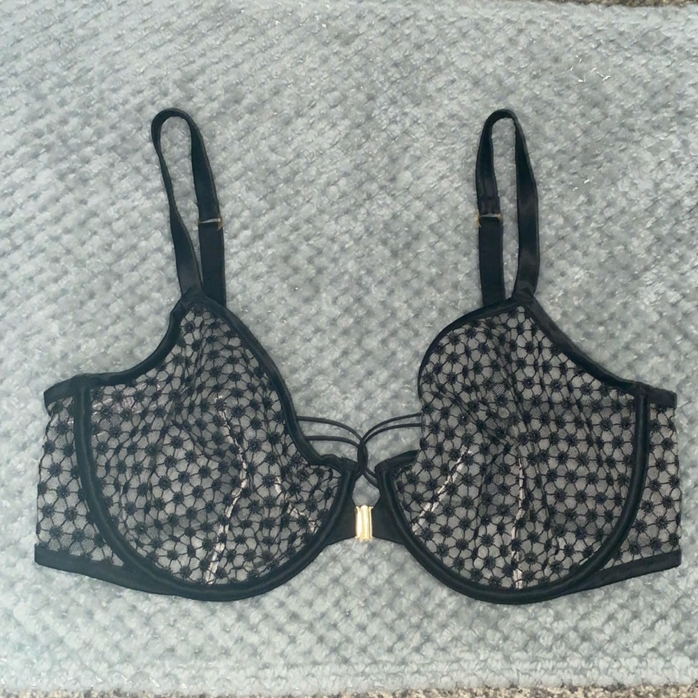Victoria Secret Luxe lingerie Collection Starburst Demi Bra